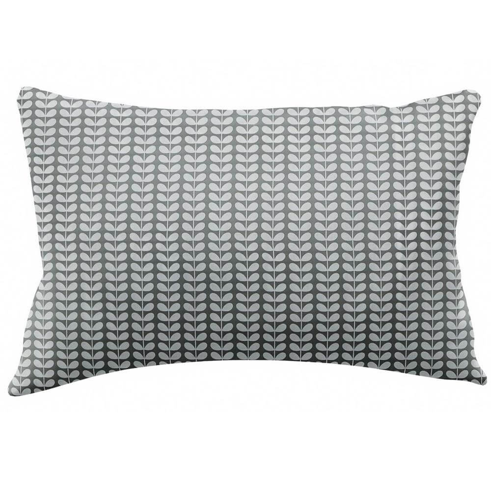Orla Kiely Tiny Stem Light Cool Grey Pair of Pillowcases